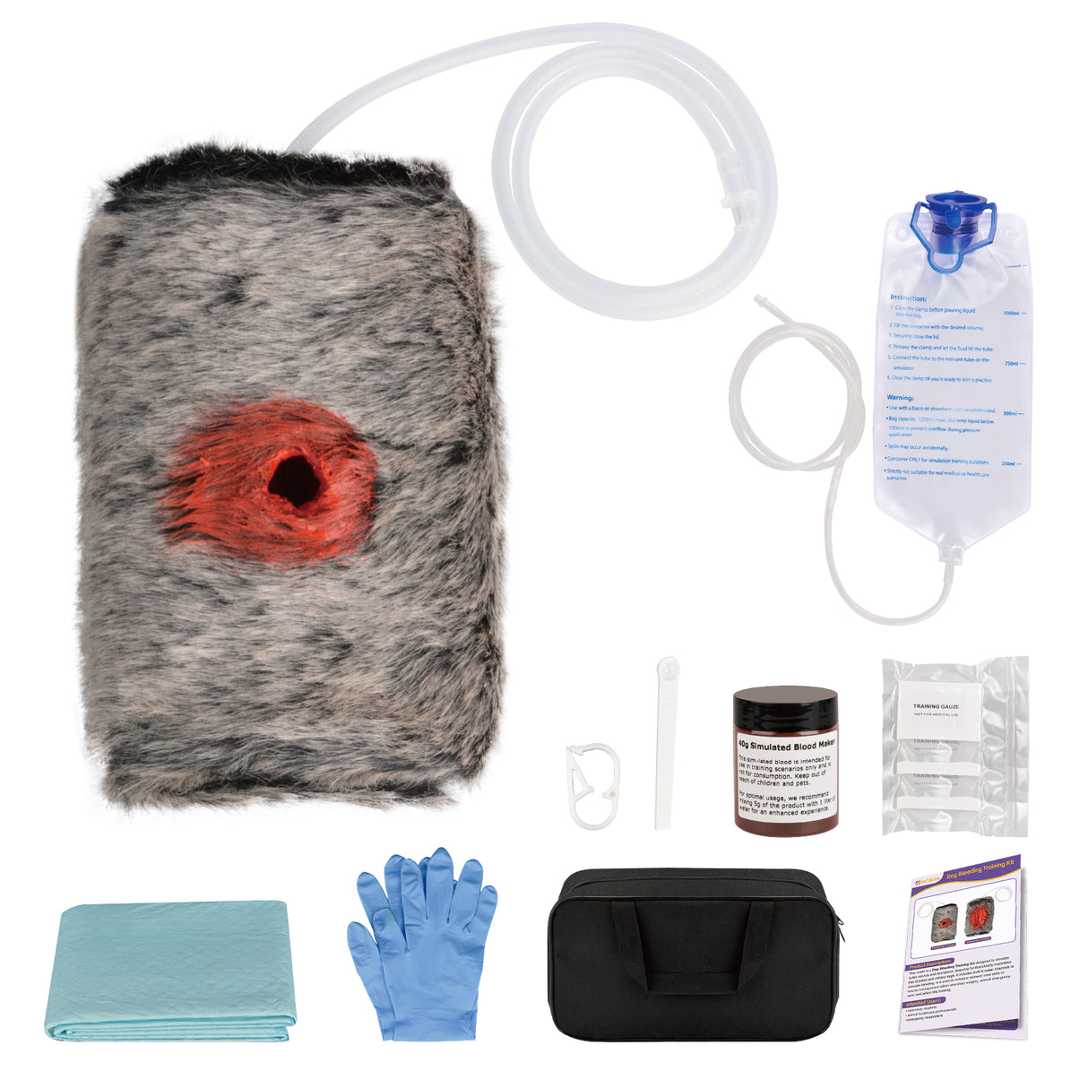 Canine Gunshot Wound Packing Task Trainer