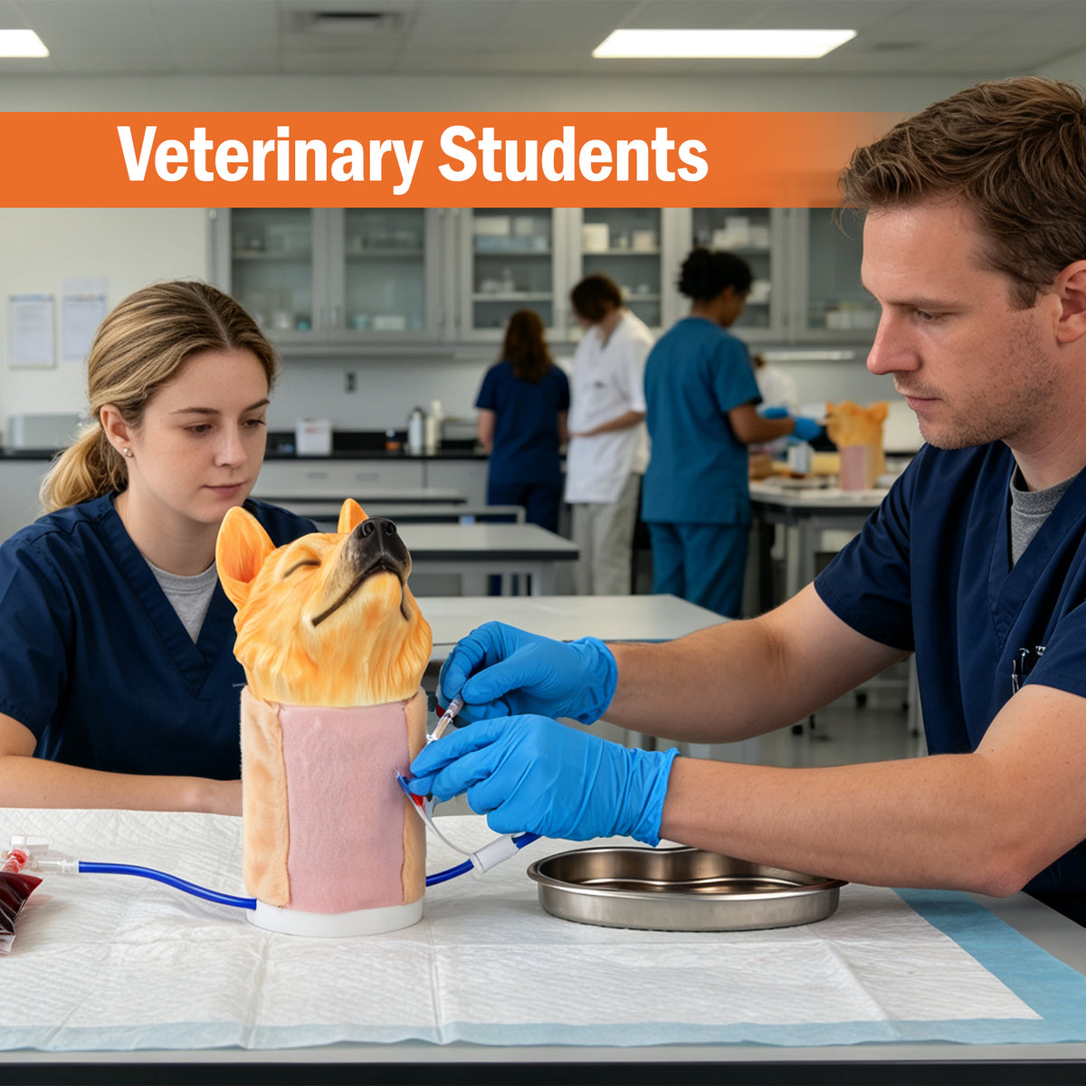 Canine Jugular Venipuncture Training Model