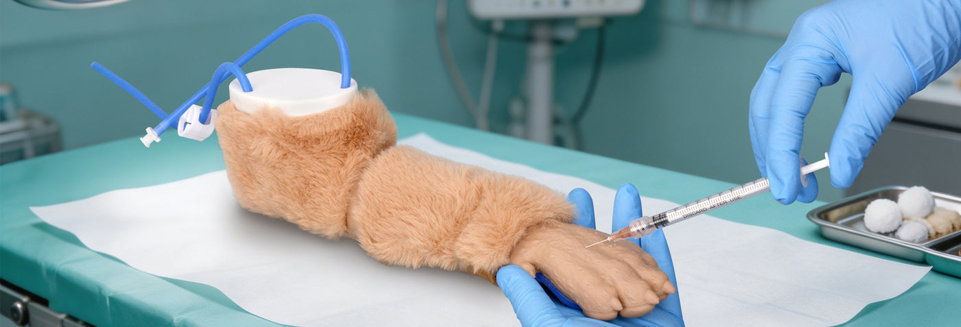 Canine Leg IV Injection Trainer