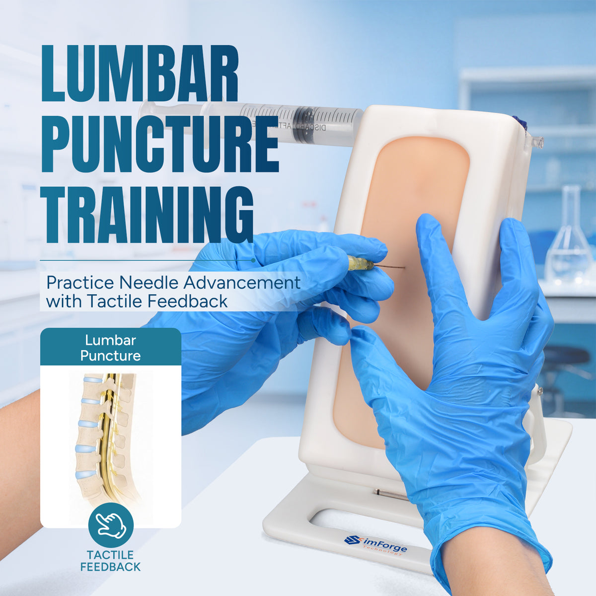 Portable Adult Lumbar Puncture Trainer