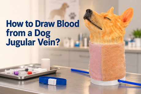Dog Jugular Vein Blood Draw