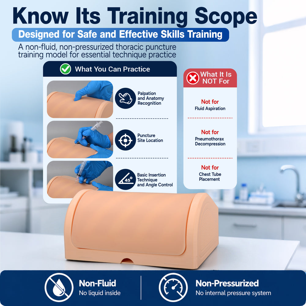 7th–9th Rib Thoracentesis & Chest Puncture Trainer