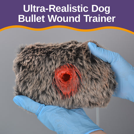 Canine Gunshot Wound Packing Task Trainer