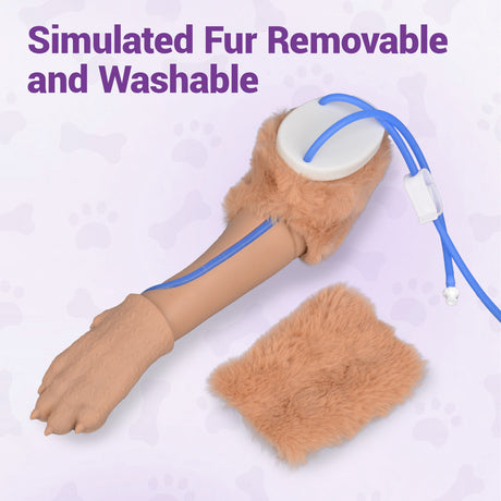 Canine Leg Removable and Washable Fur