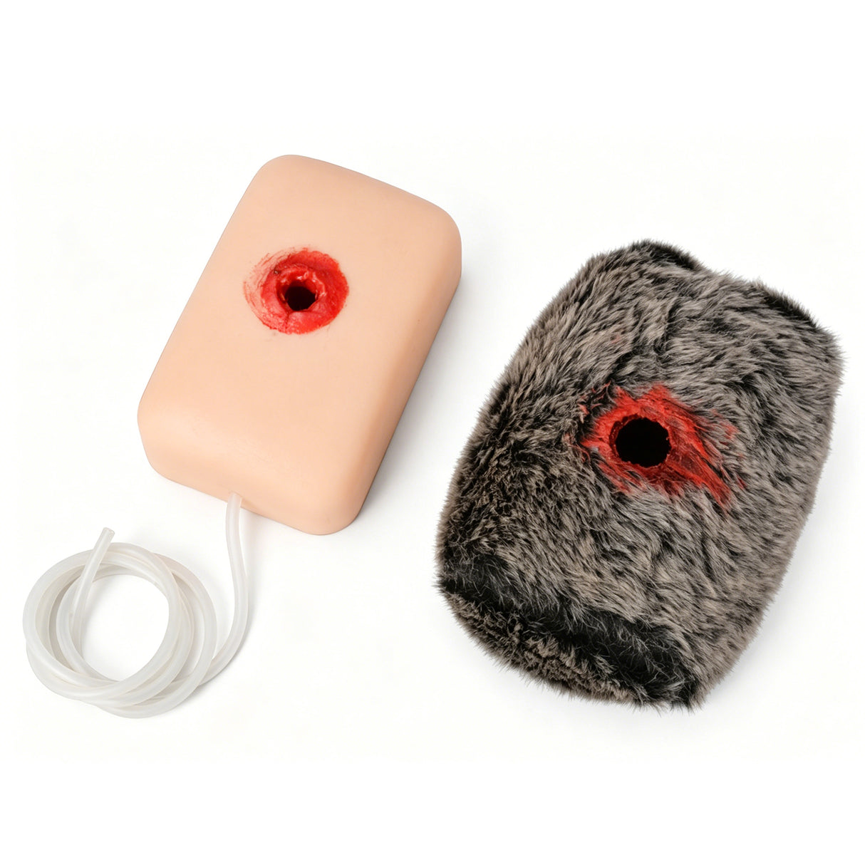 Canine Wound Packing Task Trainer with Fur